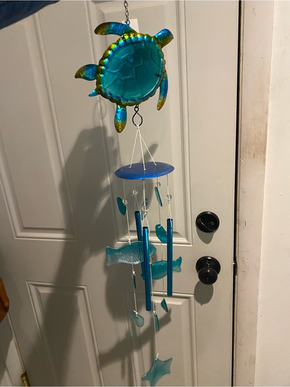 Sunset Vista Shoreline Wind Chime - Sea Turtle NWT